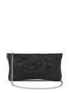 Shanghai Tang Chinese Endless Knot Clutch Bag In 黑色