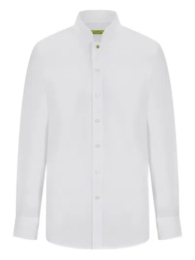 Shanghai Tang Cotton Shirt In White