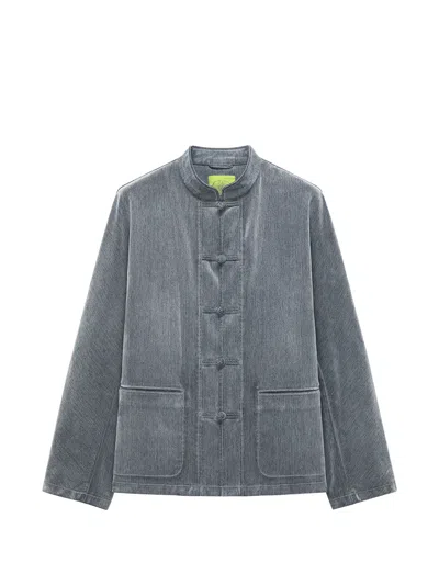 Shanghai Tang Denim Jacket In Multi