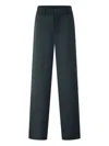 Shanghai Tang Elastic-waist Wool Trousers In Black