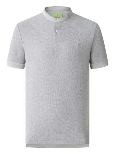 Shanghai Tang Embroidered-logo T-shirt In White