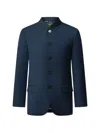 Shanghai Tang Five-button Jacket In Blue
