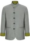Shanghai Tang Five-button Jacket In Grey