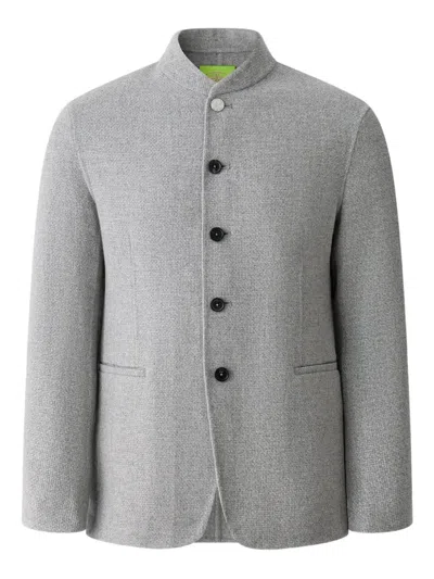 Shanghai Tang Five-button Tang Jacket In Gray