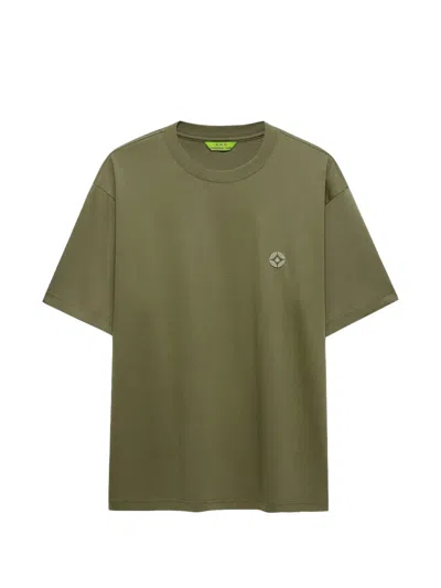 Shanghai Tang Fortune Logo-patch T-shirt In Green