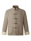 Shanghai Tang Frog-buttons Jacket In Neutral
