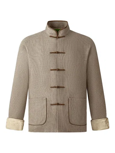 Shanghai Tang Frog-buttons Jacket In Neutral