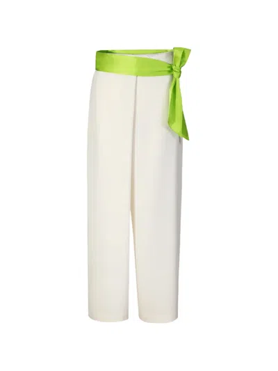 Shanghai Tang Gallery Detachable-waistband Trousers In Neutral
