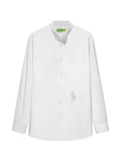 Shanghai Tang Horse-embroidered Shirt In White