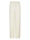 Shanghai Tang Jacquard Trousers In White