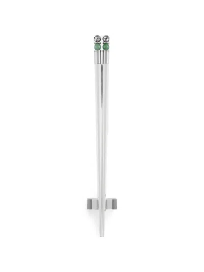Shanghai Tang Jade Knot Chopsticks In White