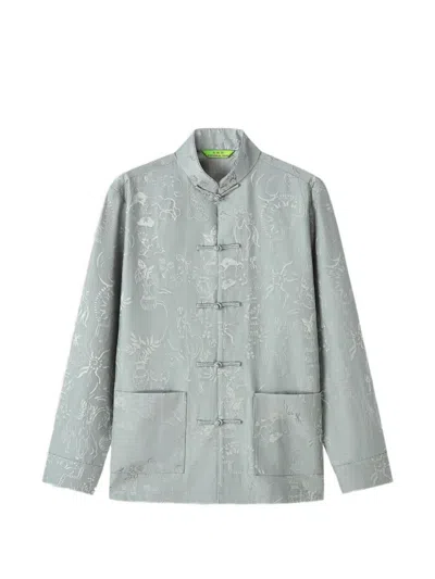 Shanghai Tang Long Sleeve Shirt In Brown