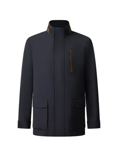 Shanghai Tang Panelled Tang Jacket In Black