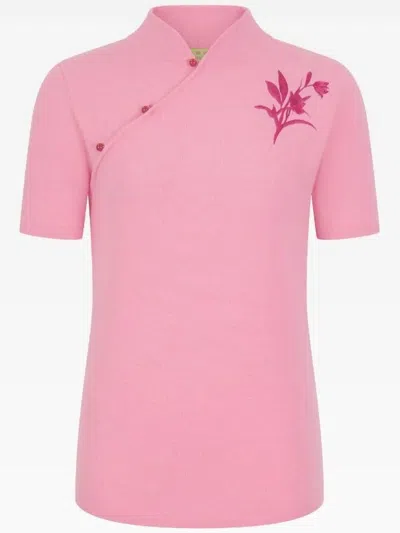 Shanghai Tang Qipao Top In Pink