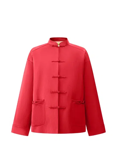 Shanghai Tang Satin Knot Jacket In Multi