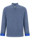 Shanghai Tang Silk-lined Jumper In Blue