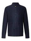 Shanghai Tang Tang Buttoned Cardigan In Blue