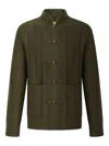 Shanghai Tang Tang Buttoned Cardigan In Green