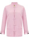 Shanghai Tang Tang Cashmere Cardigan In Pink