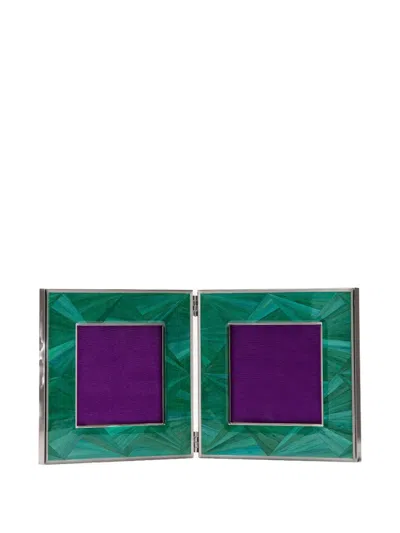 Shanghai Tang Tang Double Photo Frame In Green