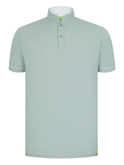 Shanghai Tang Tang Dragon Polo Shirt In グリーン