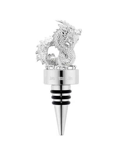Shanghai Tang Tang Dragon Wine Stopper In Silver