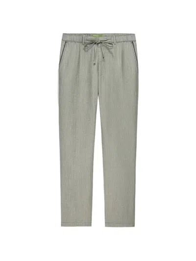 Shanghai Tang Tang Drawstring Trousers In Gray