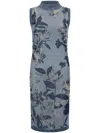 Shanghai Tang Tang Dress In Blue
