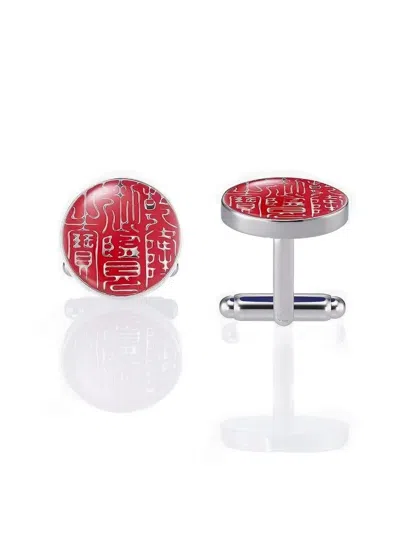 Shanghai Tang Tang Emperor Seal Cufflinks In Multi