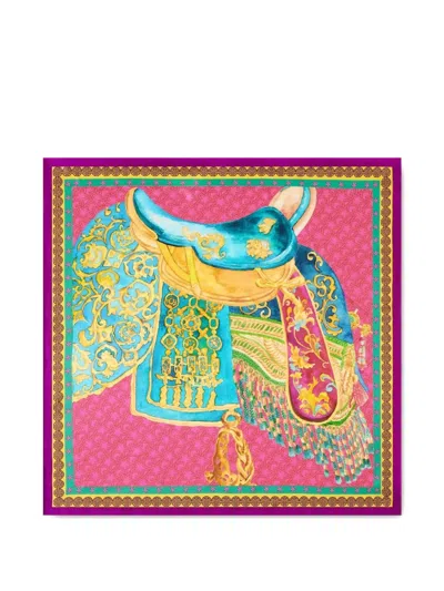 Shanghai Tang Tang Foulard Printed Scarf In Multi