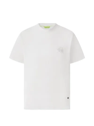 Shanghai Tang Embroidered-motif T-shirt In White