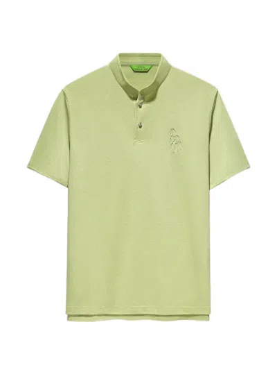 Shanghai Tang Tang Horse Polo Shirt In Green