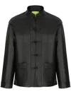 Shanghai Tang Tang Two-tone Jacket In Black