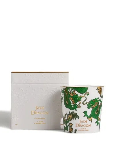 Shanghai Tang Tang Jade Dragon Candle In Green