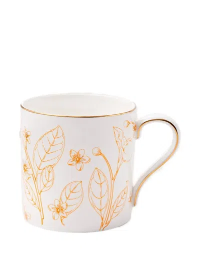 Shanghai Tang Tang Mandarin Tea Porcelain Mug In White