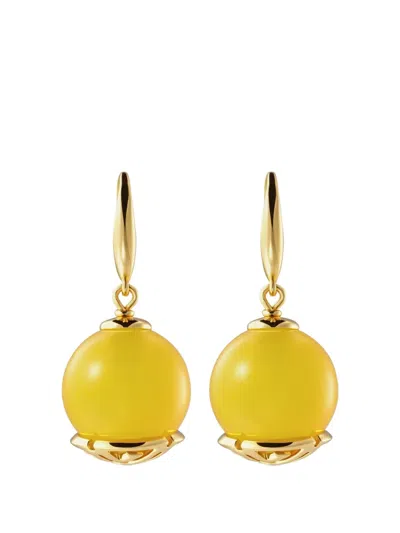 Shanghai Tang Tang Of Earth Drop Earrings In Gold