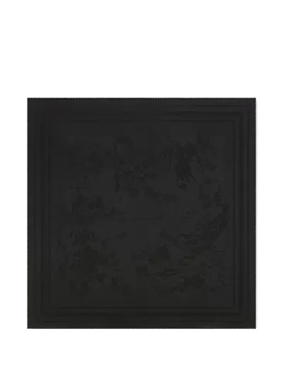 Shanghai Tang Tang Patterned Scarf In Black