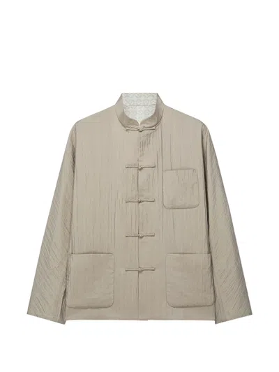 Shanghai Tang Tang Reversible Jacket In Neutral