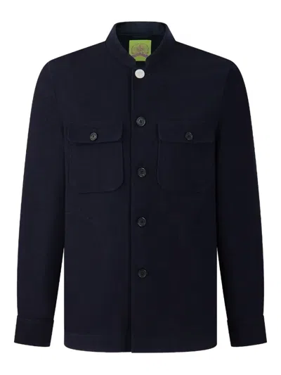 Shanghai Tang Tang Shirt Jacket In Black