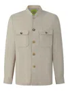 Shanghai Tang Tang Shirt Jacket In Neutral