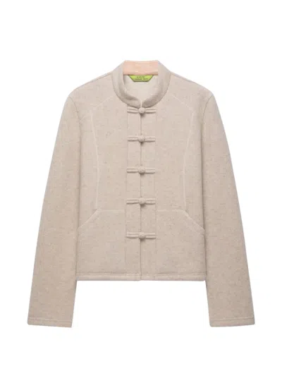 Shanghai Tang Tang Slim-fit Jacket In Neutrals