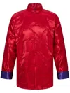 Shanghai Tang Tang Two-tone Jacket In Rot