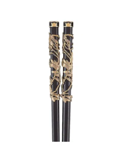 Shanghai Tang Virtue Bamboo Chopsticks In Black