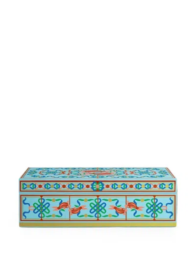 Shanghai Tang Watersky Jewellery Box In Blue