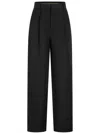 Shanghai Tang Wool Trousers In Black