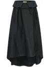 Shanghai Tang X Chen Man Silk Gauze Skirt In Black