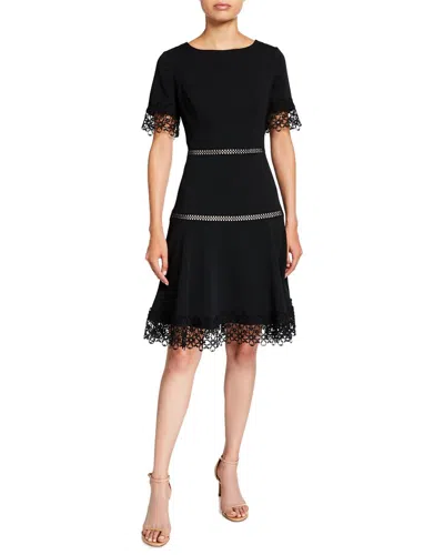 Shani A-line Crepe Dress