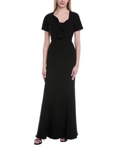 Shani Crepe Gown In Black