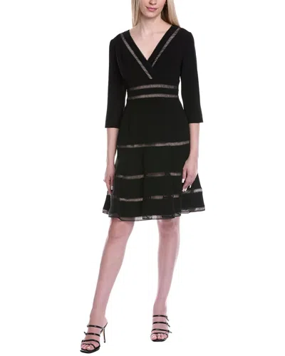 Shani Crepe Sheath Dress In Black