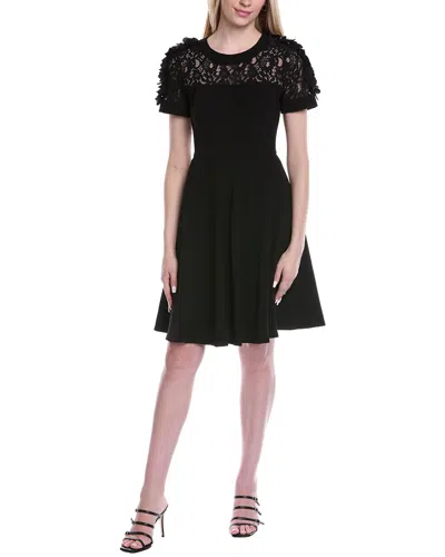 Shani Crepe Sheath Dress In Black